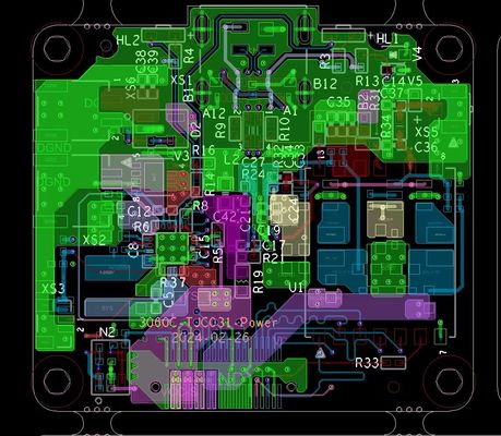 2-48 Katman Precision Multilayer PCB Board 20 1 açı oranı ile